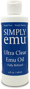 Ultra Clear Emu Oil 4 oz