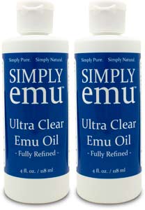 Ultra Clear Emu Oil 4 oz Twin Pack