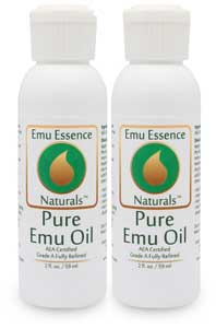 Pure Emu Oil 2 oz Twin Pack