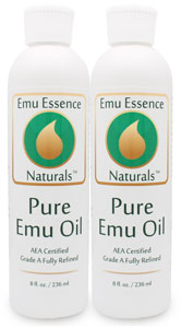 Pure Emu Oil 8 oz Twin Pack