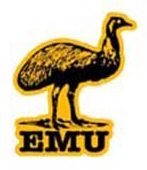 Plastic Emu Lapel Pin