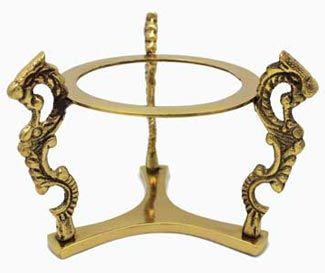 Brass Dragon Design Egg Stand